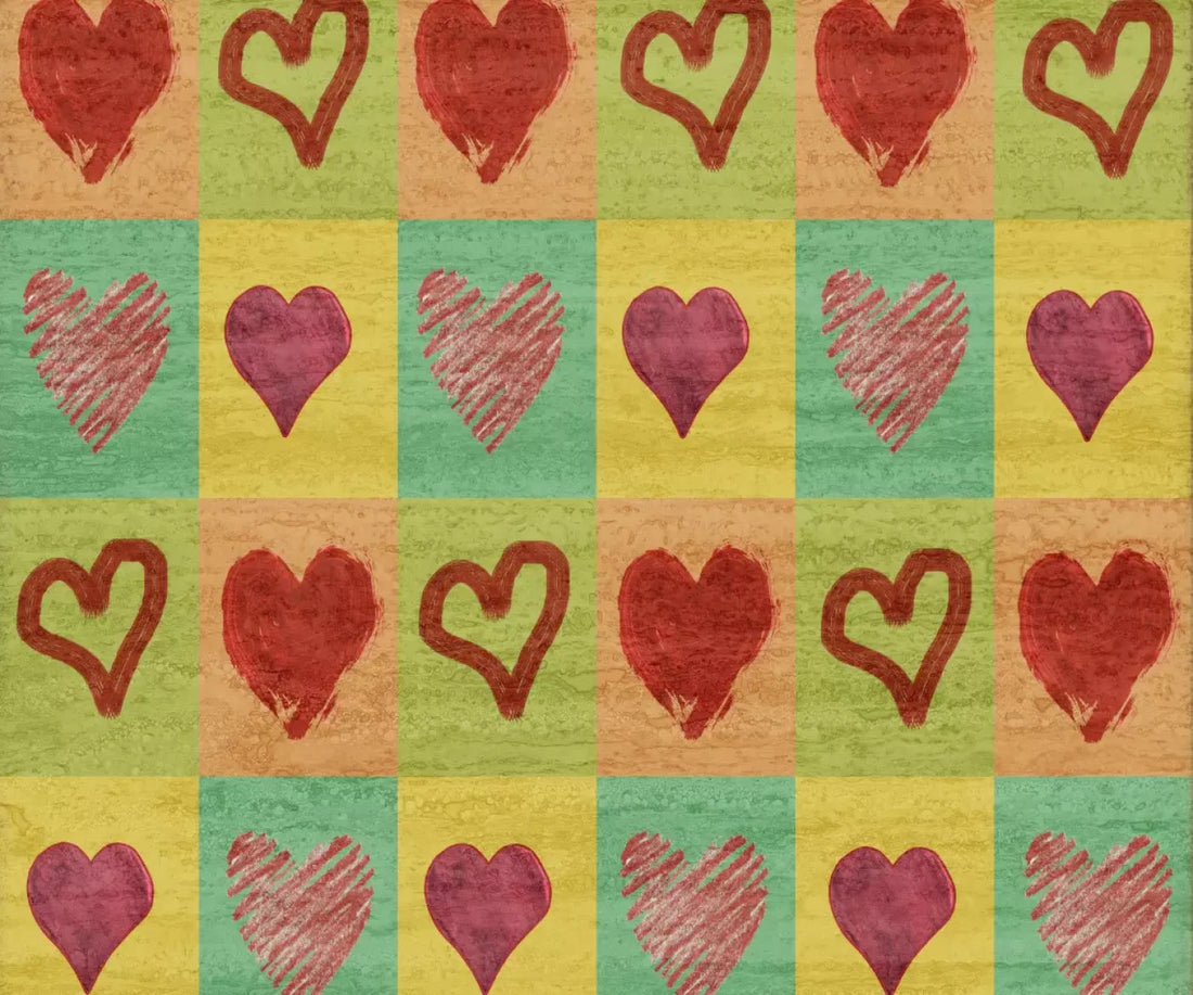 Hearts 5X42 Fleece ( 60 X 50 Inch ) Backdrop