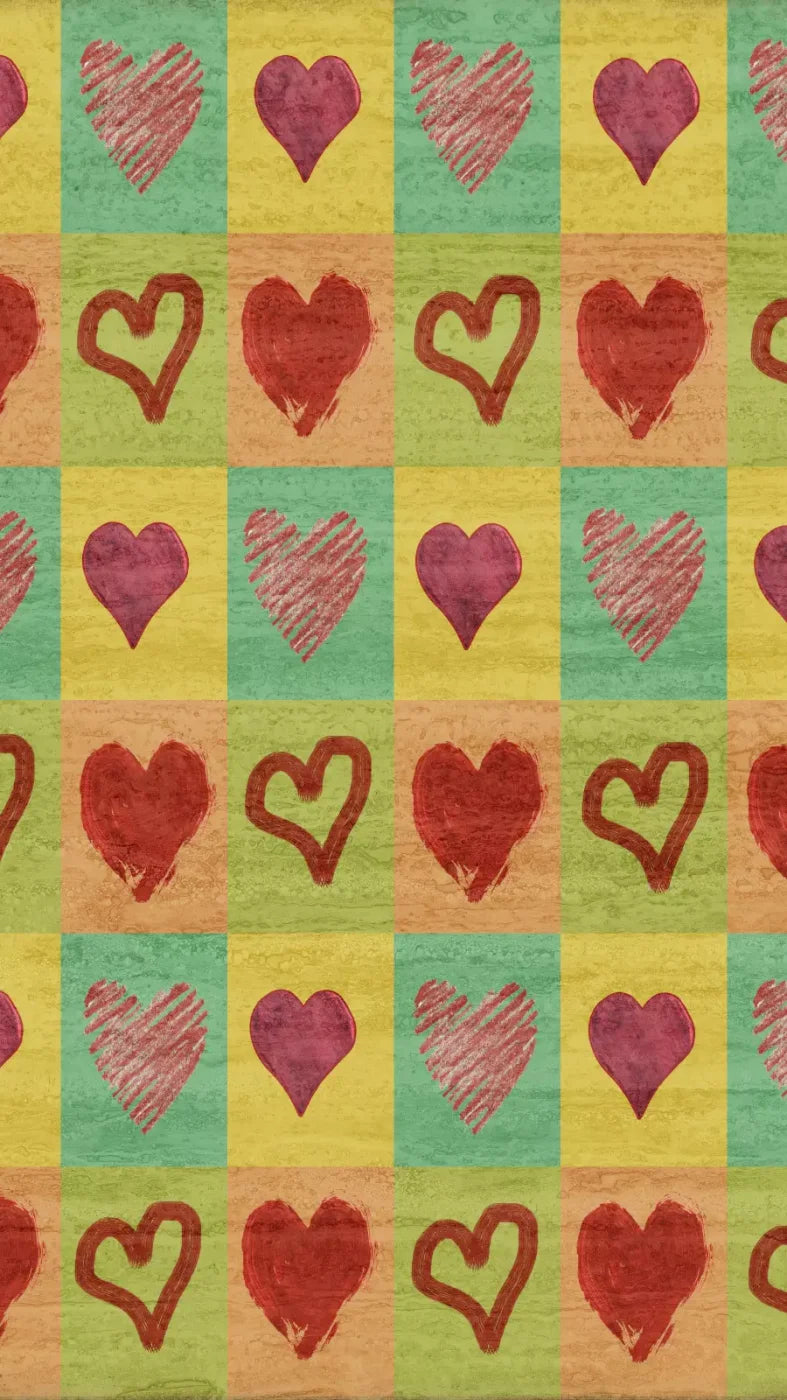 Hearts 8X14 Ultracloth ( 96 X 168 Inch ) Backdrop