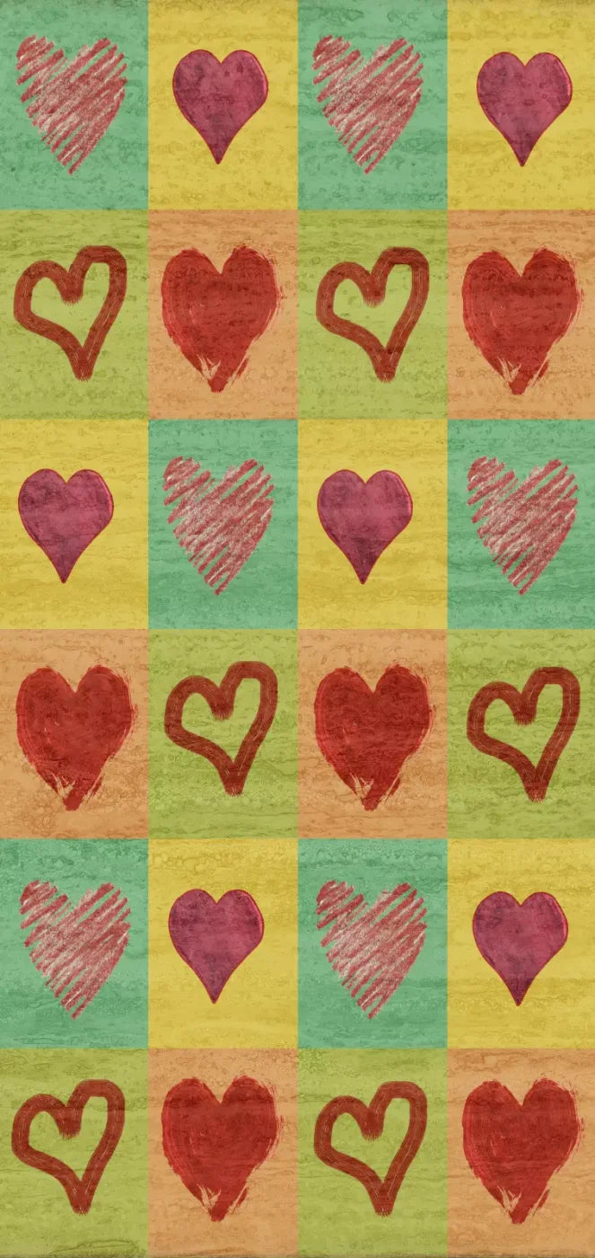 Hearts 8X16 Ultracloth ( 96 X 192 Inch ) Backdrop