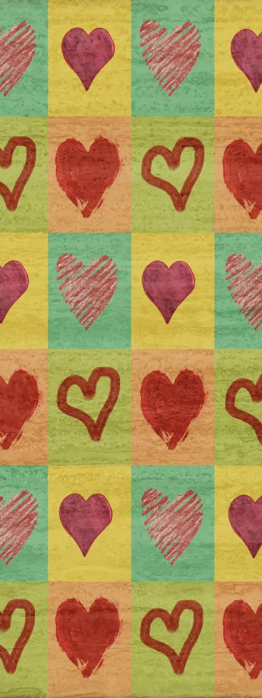 Hearts 8X20 Ultracloth ( 96 X 240 Inch ) Backdrop