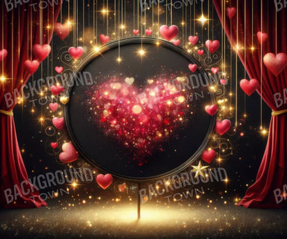 Hearts Everywhere 12’X10’ Ultracloth (144 X 120 Inch) Backdrop
