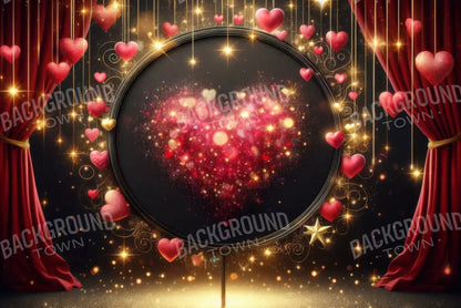 Hearts Everywhere 12’X8’ Ultracloth (144 X 96 Inch) Backdrop