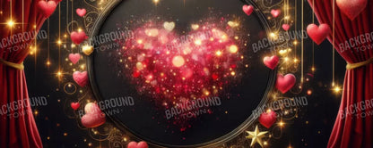 Hearts Everywhere 20’X8’ Ultracloth (240 X 96 Inch) Backdrop