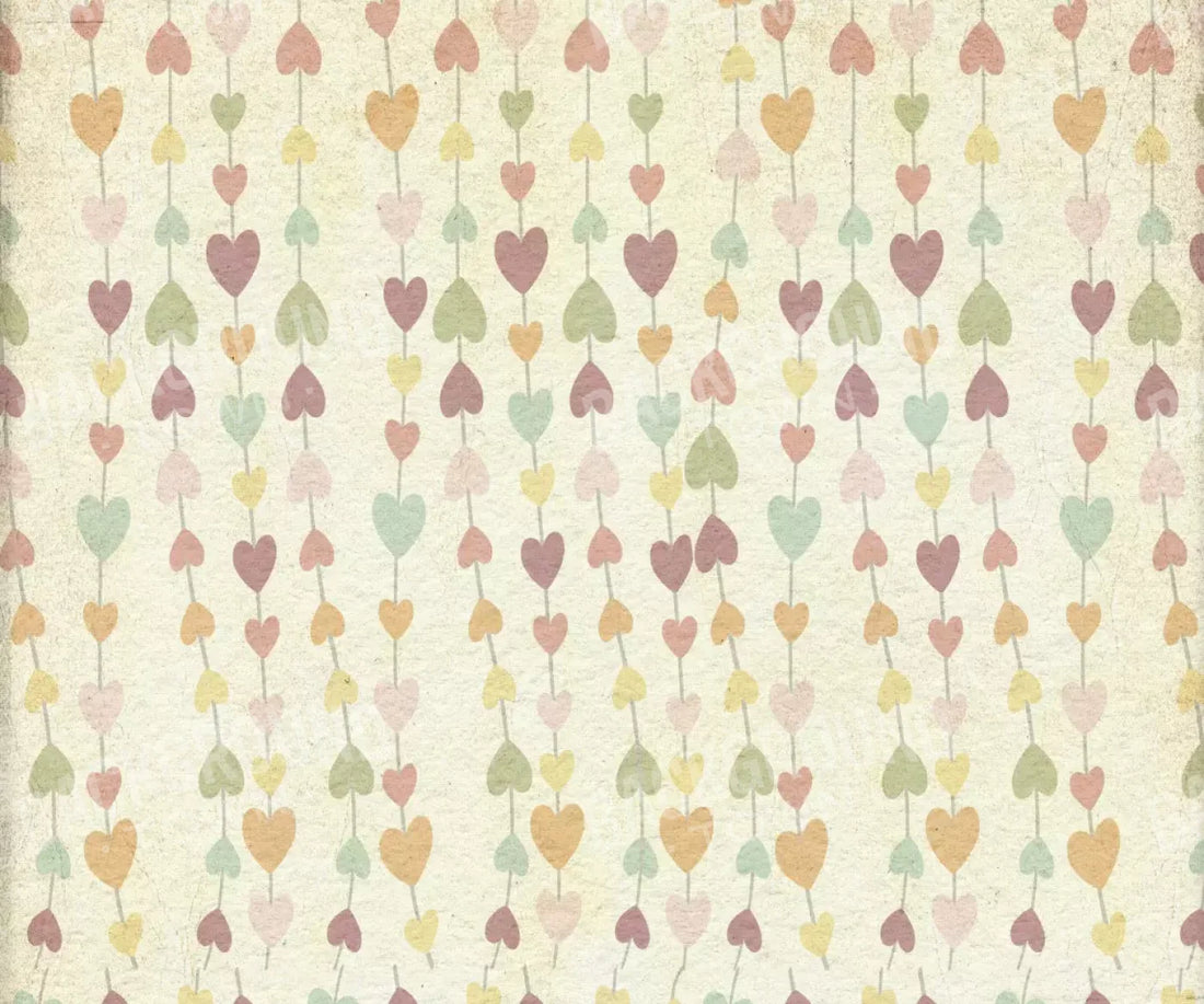Heartstring 5X42 Fleece ( 60 X 50 Inch ) Backdrop