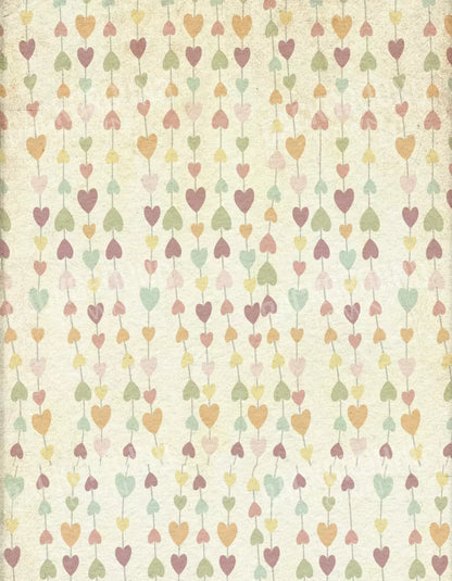 Heartstring 6X8 Fleece ( 72 X 96 Inch ) Backdrop