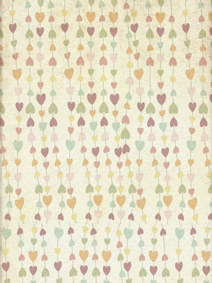 Heartstring 8X10 Fleece ( 96 X 120 Inch ) Backdrop
