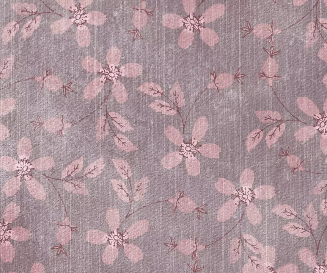 Heather Floral 5X42 Fleece ( 60 X 50 Inch ) Backdrop