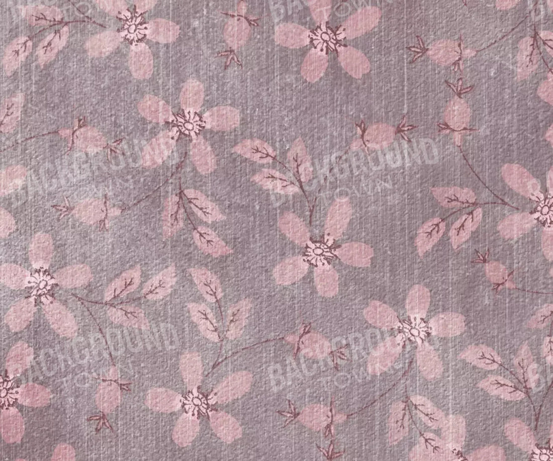Heather Floral 5X42 Fleece ( 60 X 50 Inch ) Backdrop