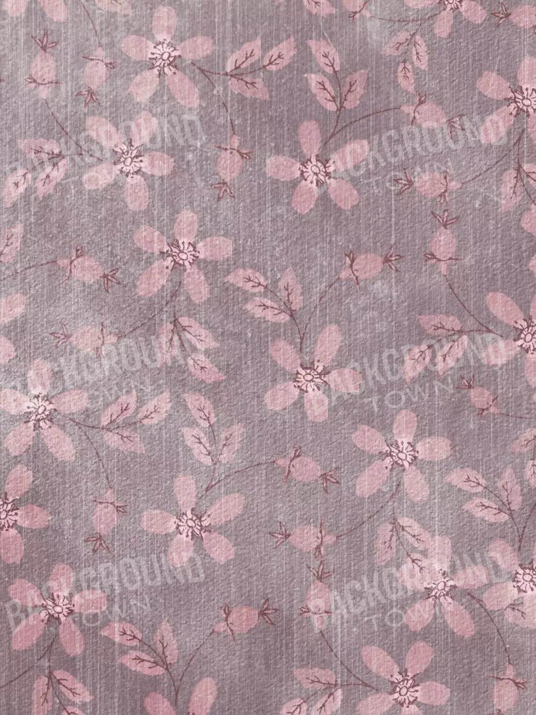 Heather Floral 5X68 Fleece ( 60 X 80 Inch ) Backdrop