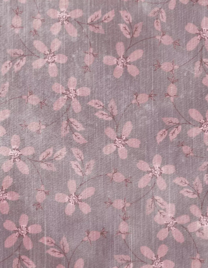 Heather Floral 6X8 Fleece ( 72 X 96 Inch ) Backdrop
