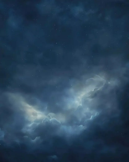 Heavenly Stormy Sky 8’X10’ Fleece (96 X 120 Inch) Backdrop