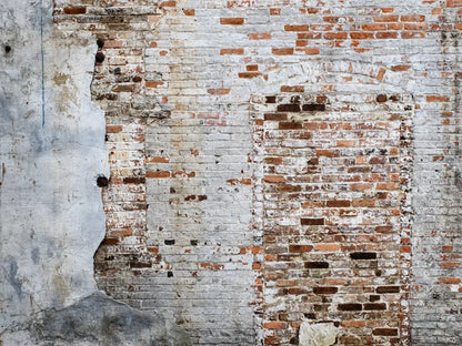 Heavily Painted Brick 10X8 Fleece ( 120 X 96 Inch ) Backdrop