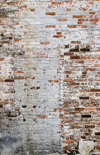 Heavily Painted Brick 8X12 Ultracloth ( 96 X 144 Inch ) Backdrop