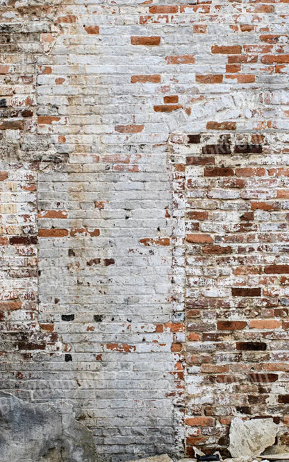 Heavily Painted Brick 9X14 Ultracloth ( 108 X 168 Inch ) Backdrop