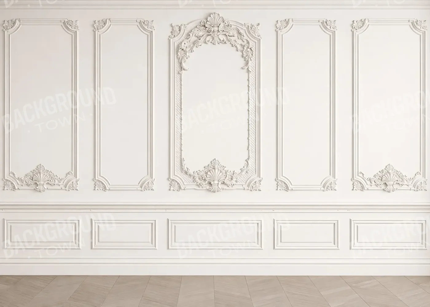 Heirloom White Wall 7’x5’ UltraCloth (84 x 60 inch) Backdrop