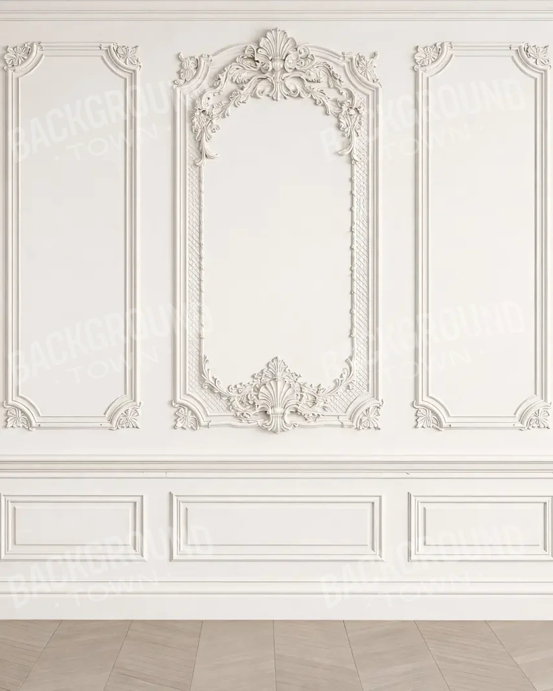 Heirloom White Wall 8’x10’ Fleece (96 x 120 inch) Backdrop