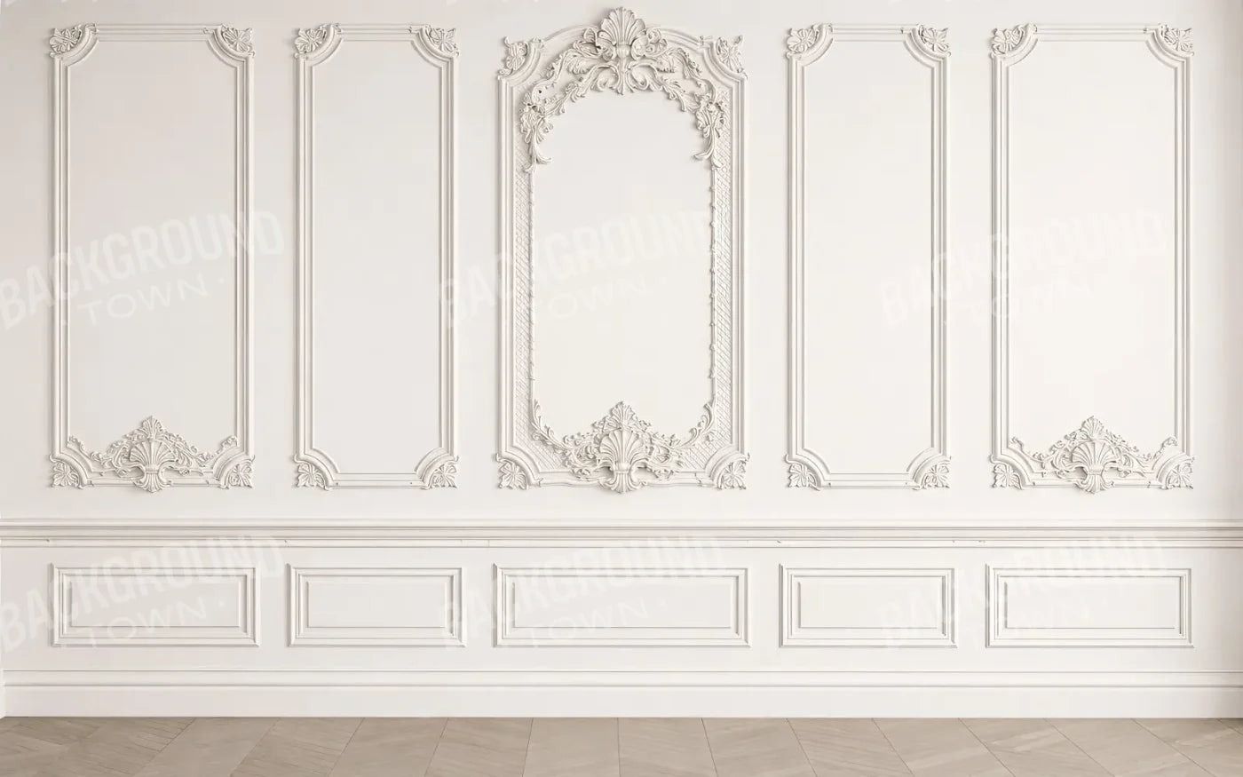 Heirloom White Wall 8’x5’ UltraCloth (96 x 60 inch) Backdrop