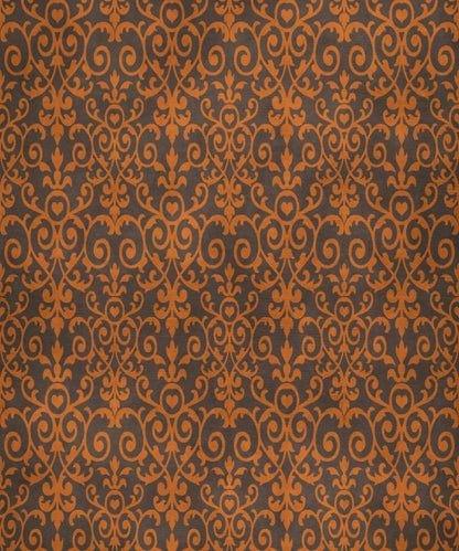 Orange Damask Backdrop for Photography