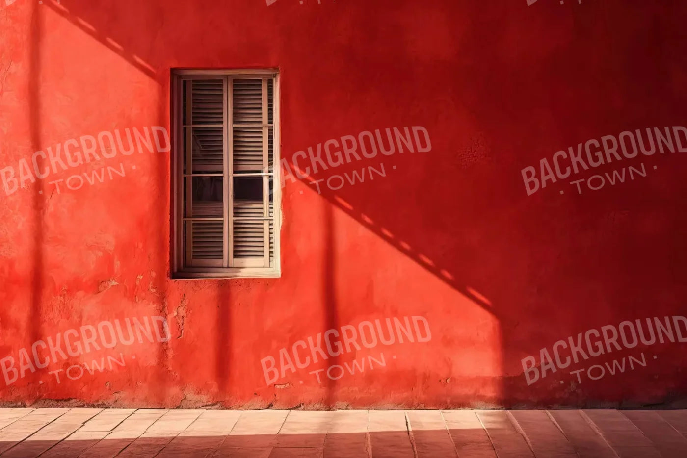Highlighted Red Wall 8X5 Ultracloth ( 96 X 60 Inch ) Backdrop