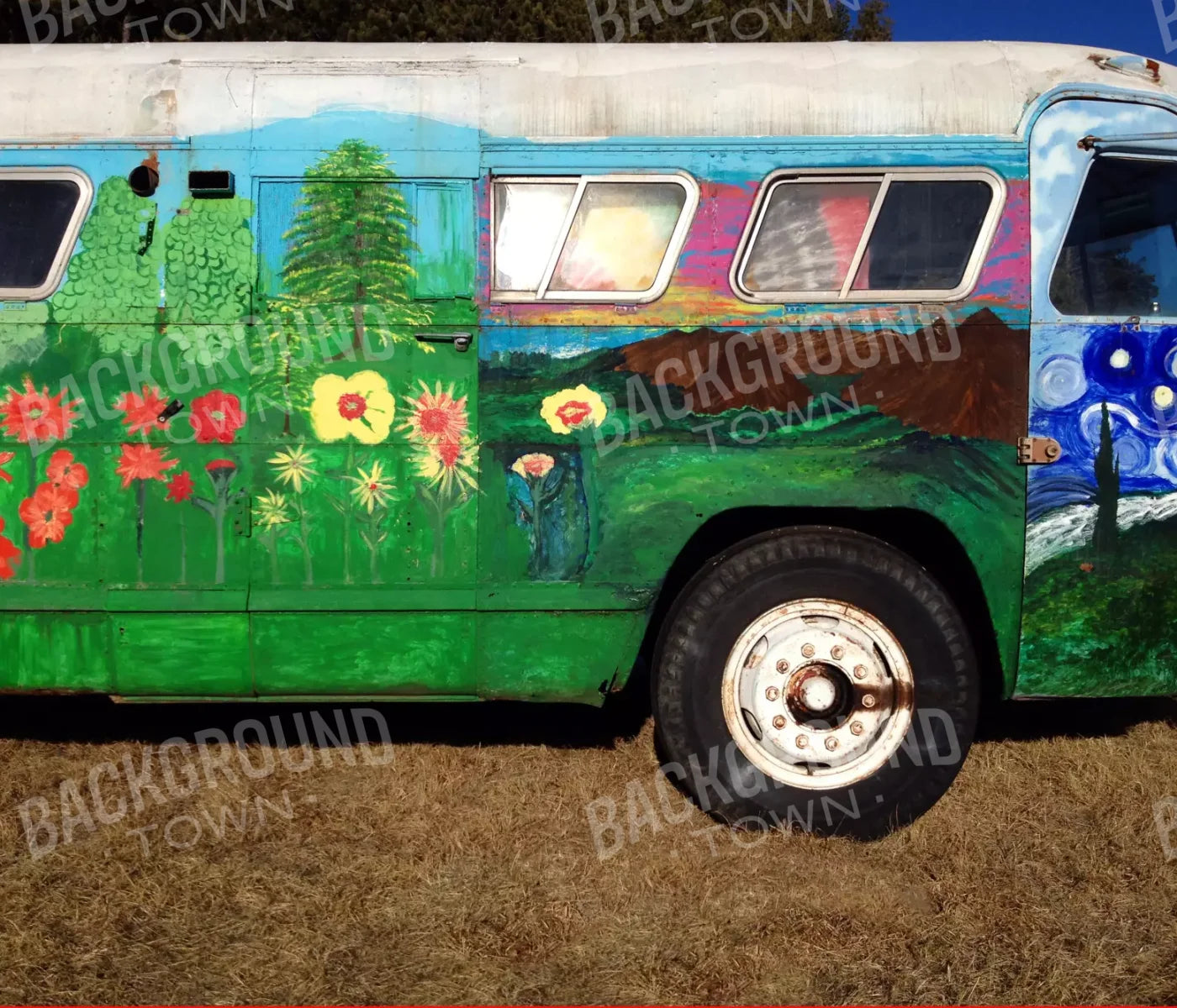 Hill City Transport 12’X10’ Ultracloth (144 X 120 Inch) Backdrop