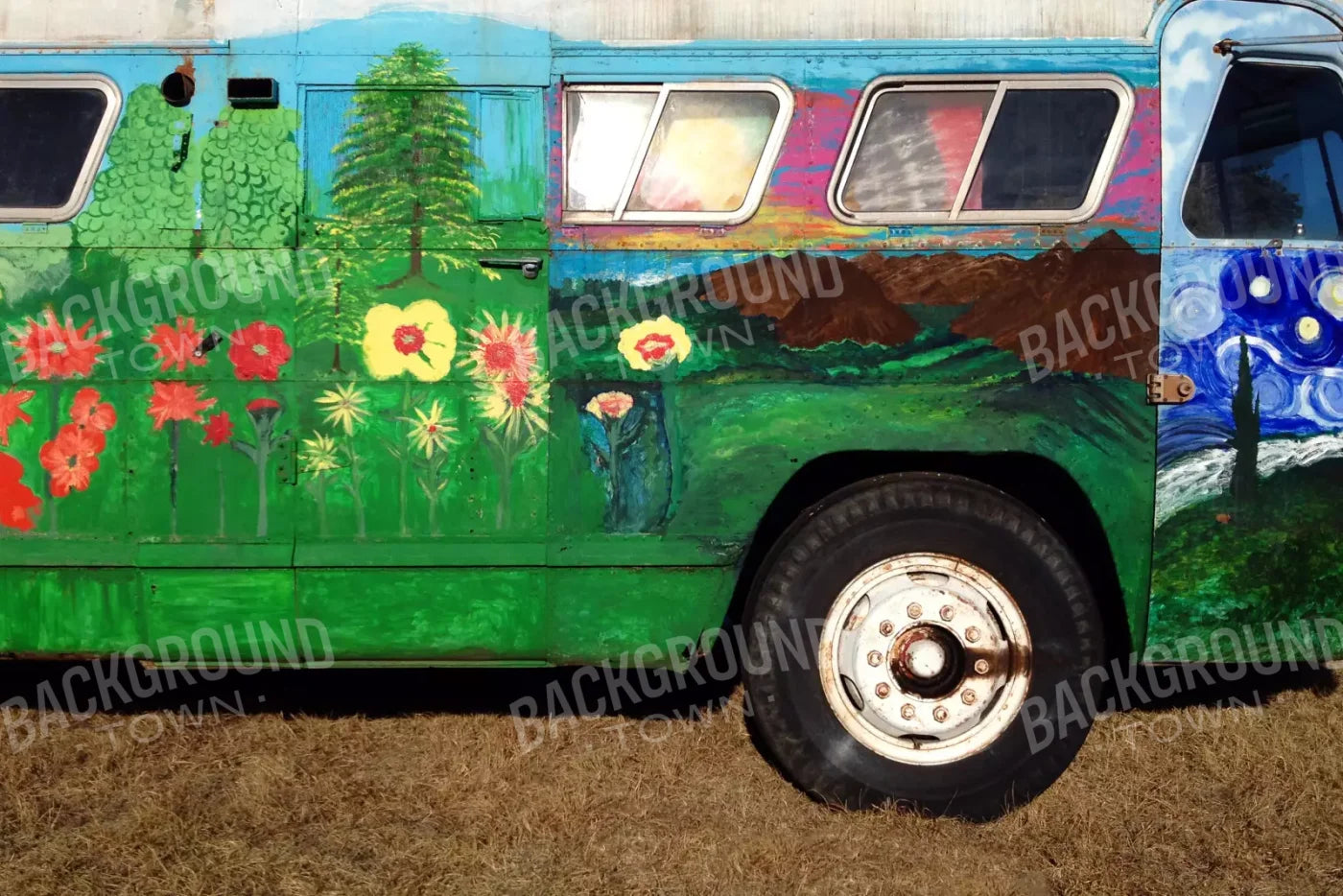 Hill City Transport 8’X5’ Ultracloth (96 X 60 Inch) Backdrop