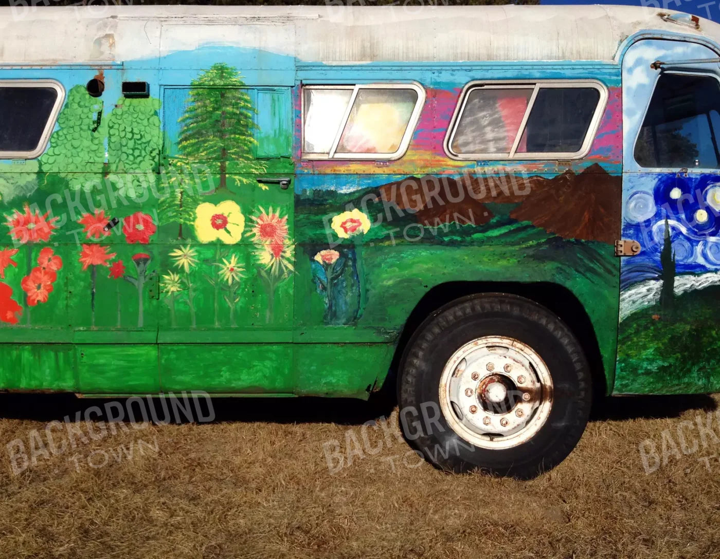 Hill City Transport 8’X6’ Fleece (96 X 72 Inch) Backdrop