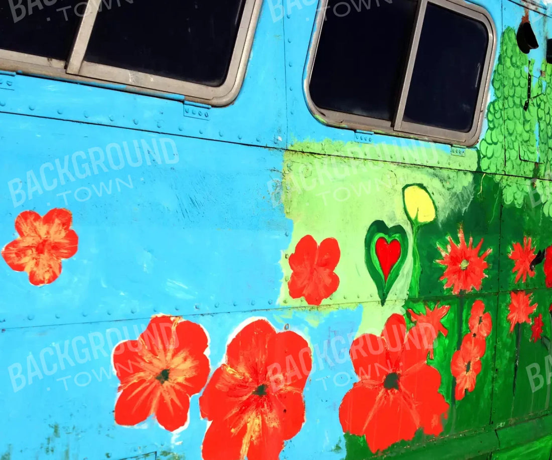 Blue Painted Backdrop for Photography