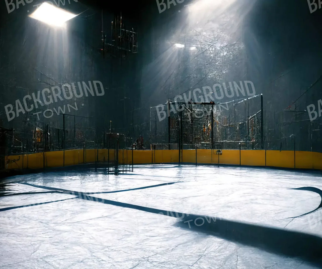 Hockey Goal 5X42 Fleece ( 60 X 50 Inch ) Backdrop