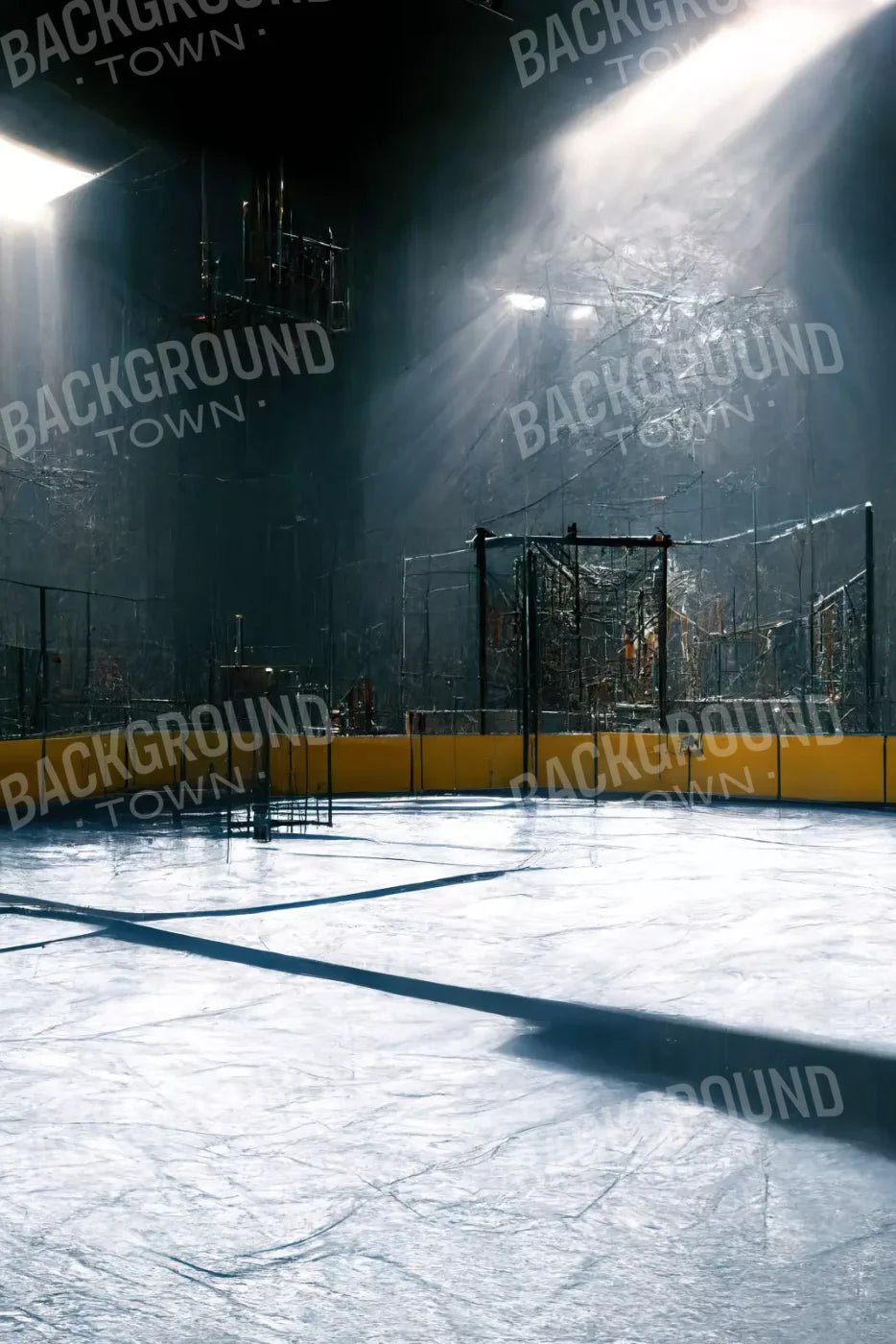 Hockey Goal 5X8 Ultracloth ( 60 X 96 Inch ) Backdrop