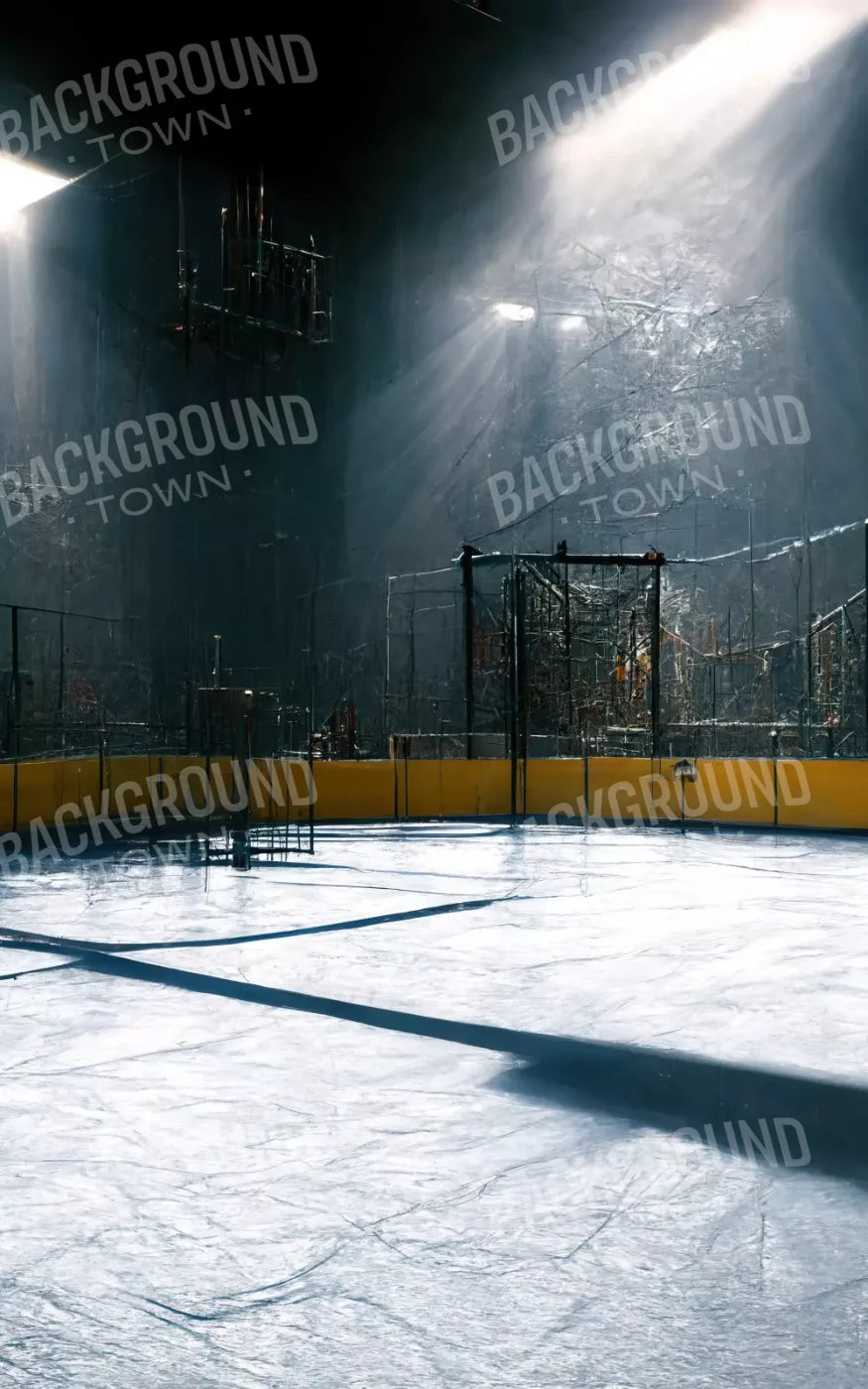 Hockey Goal 9X14 Ultracloth ( 108 X 168 Inch ) Backdrop