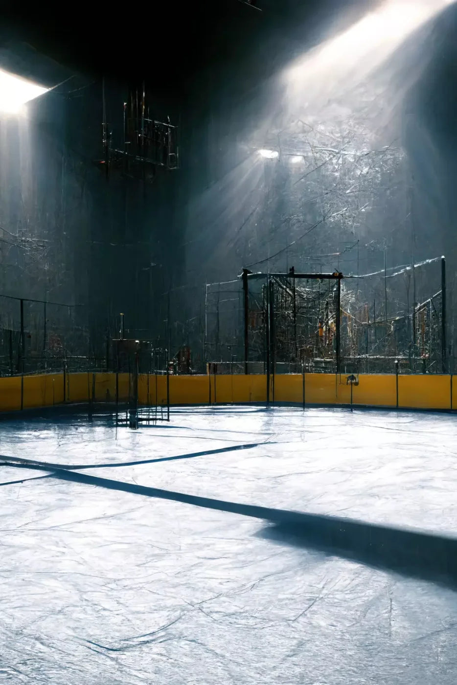 Hockey Goal Backdrop