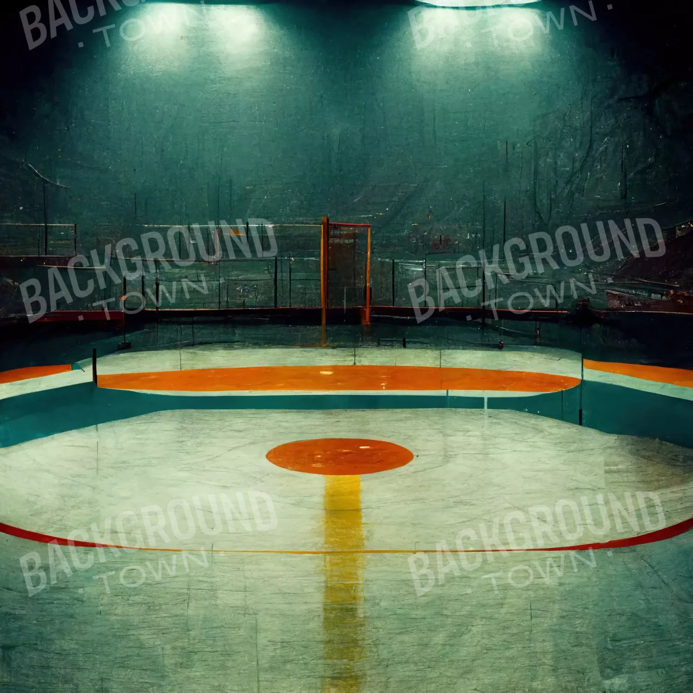 Hockey Rink 10X10 Ultracloth ( 120 X Inch ) Backdrop