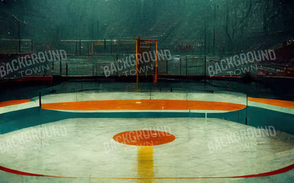 Hockey Rink 14X9 Ultracloth ( 168 X 108 Inch ) Backdrop