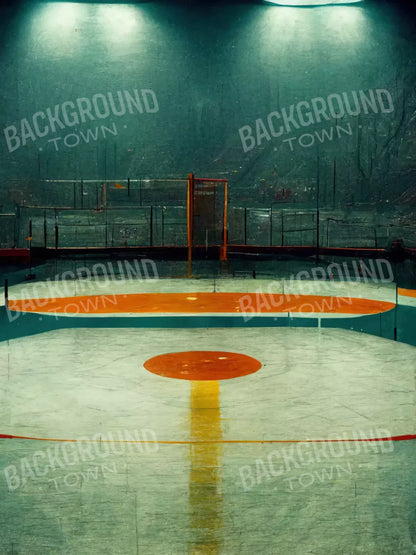 Hockey Rink 5X68 Fleece ( 60 X 80 Inch ) Backdrop