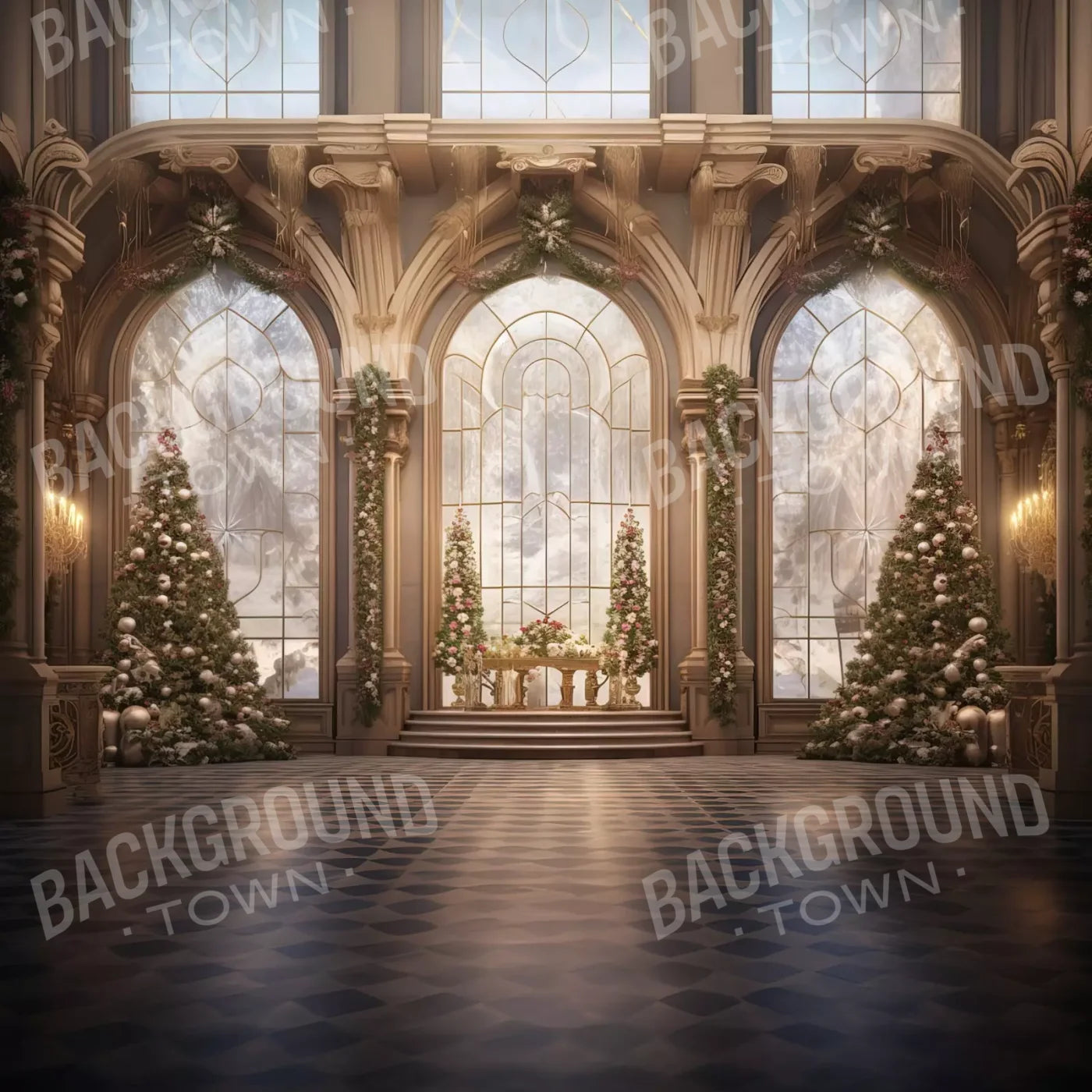 Holiday Ballroom 10’X10’ Ultracloth (120 X Inch) Backdrop