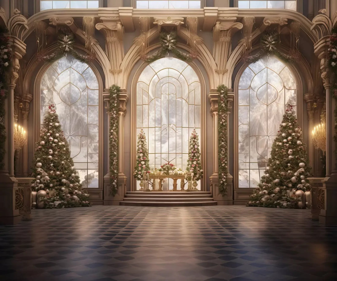 Holiday Ballroom 5’X4’2 Fleece (60 X 50 Inch) Backdrop