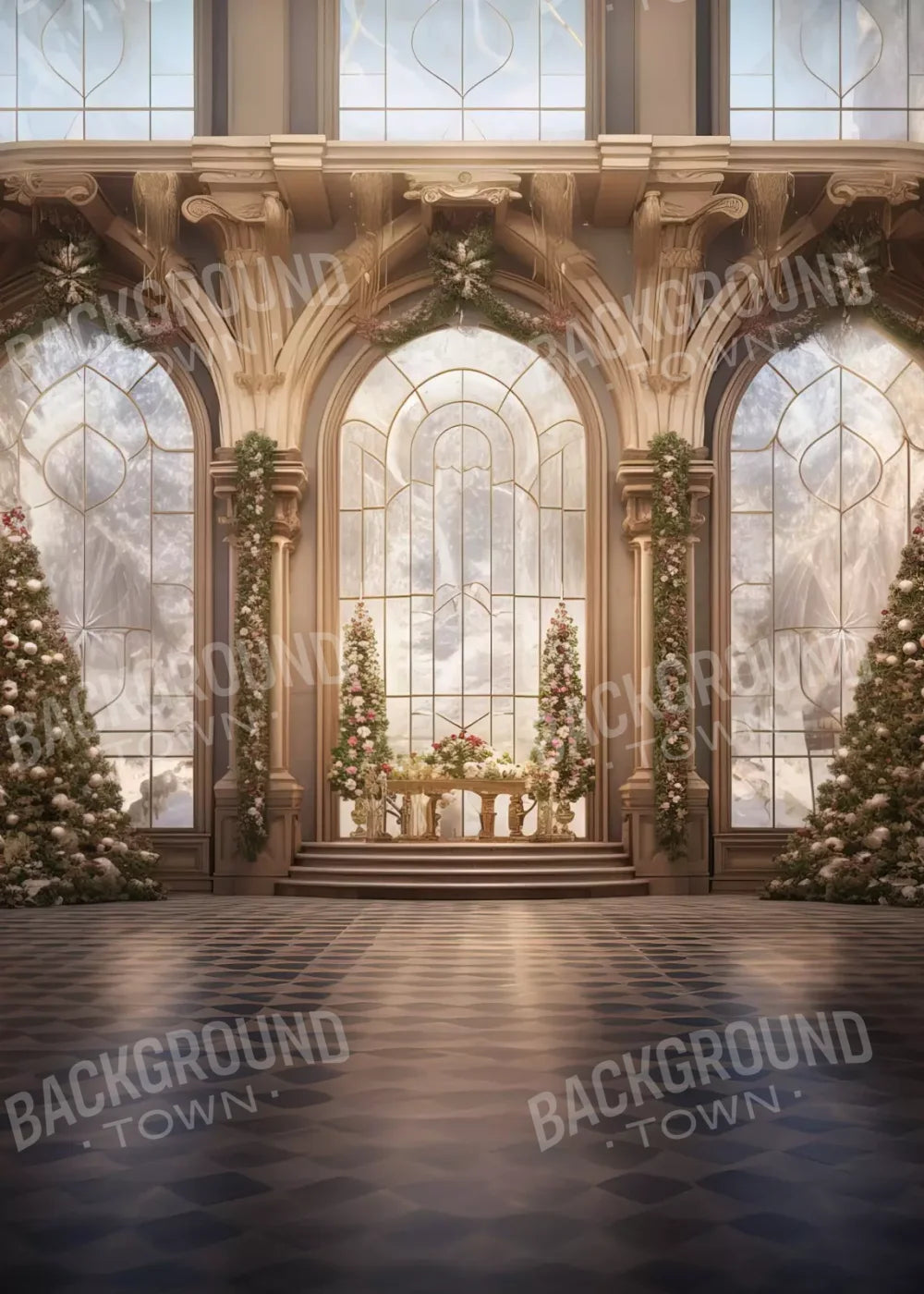 Holiday Ballroom 5’X7’ Ultracloth (60 X 84 Inch) Backdrop