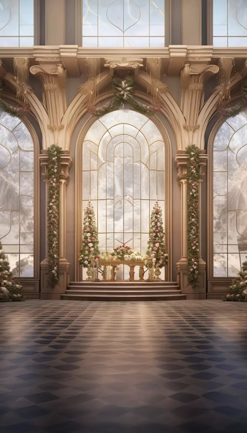 Holiday Ballroom 8’X14’ Ultracloth (96 X 168 Inch) Backdrop