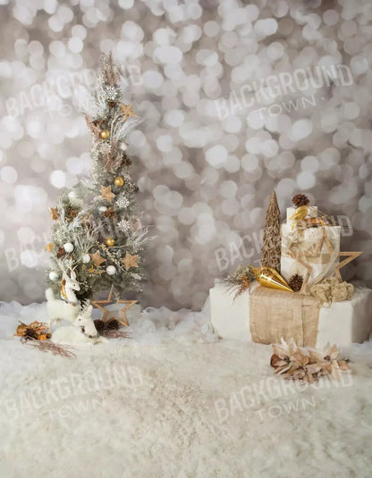 Holiday Bokeh 6X8 Fleece ( 72 X 96 Inch ) Backdrop