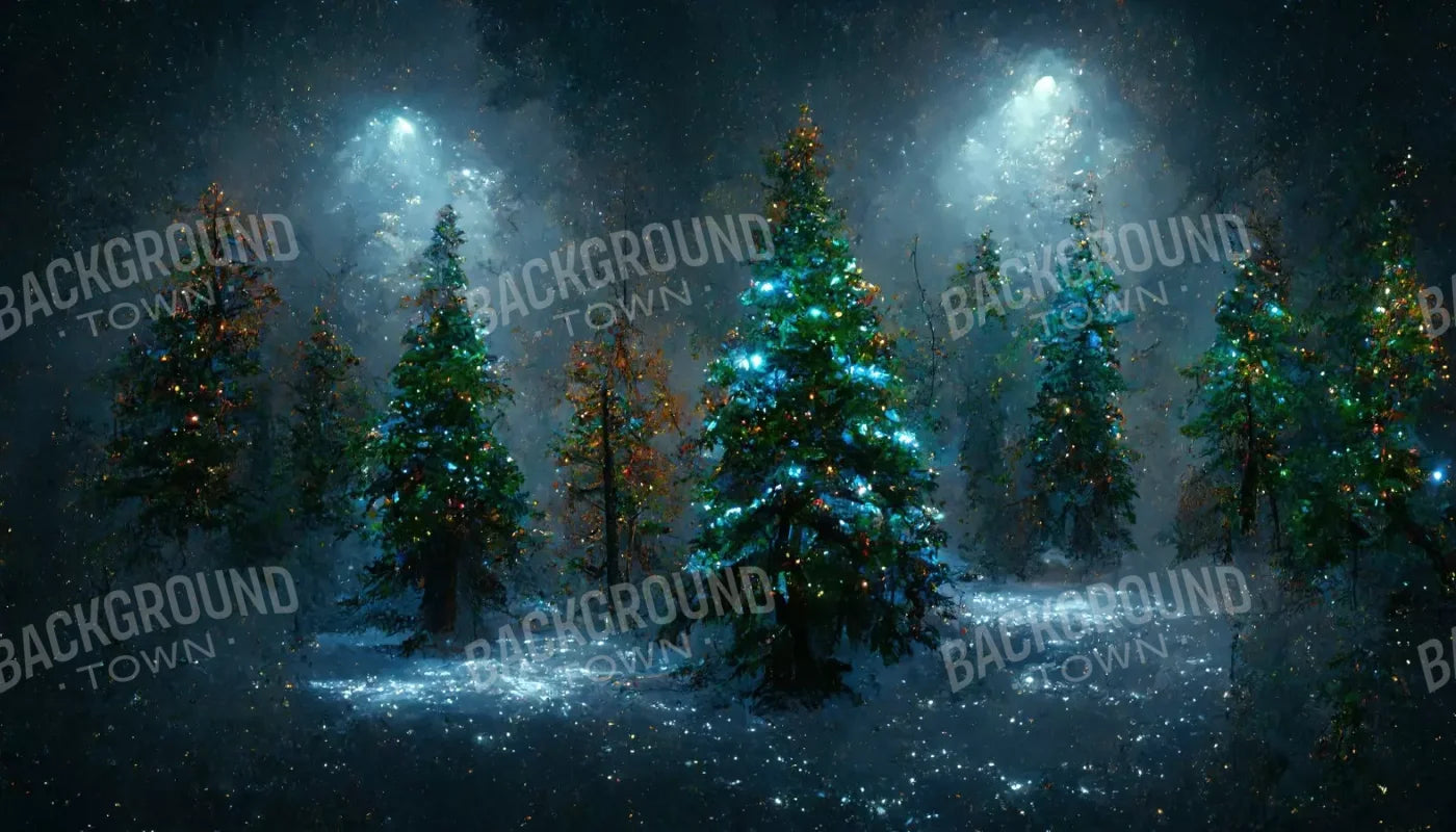 Holiday Forest 14’X8’ Ultracloth (168 X 96 Inch) Backdrop