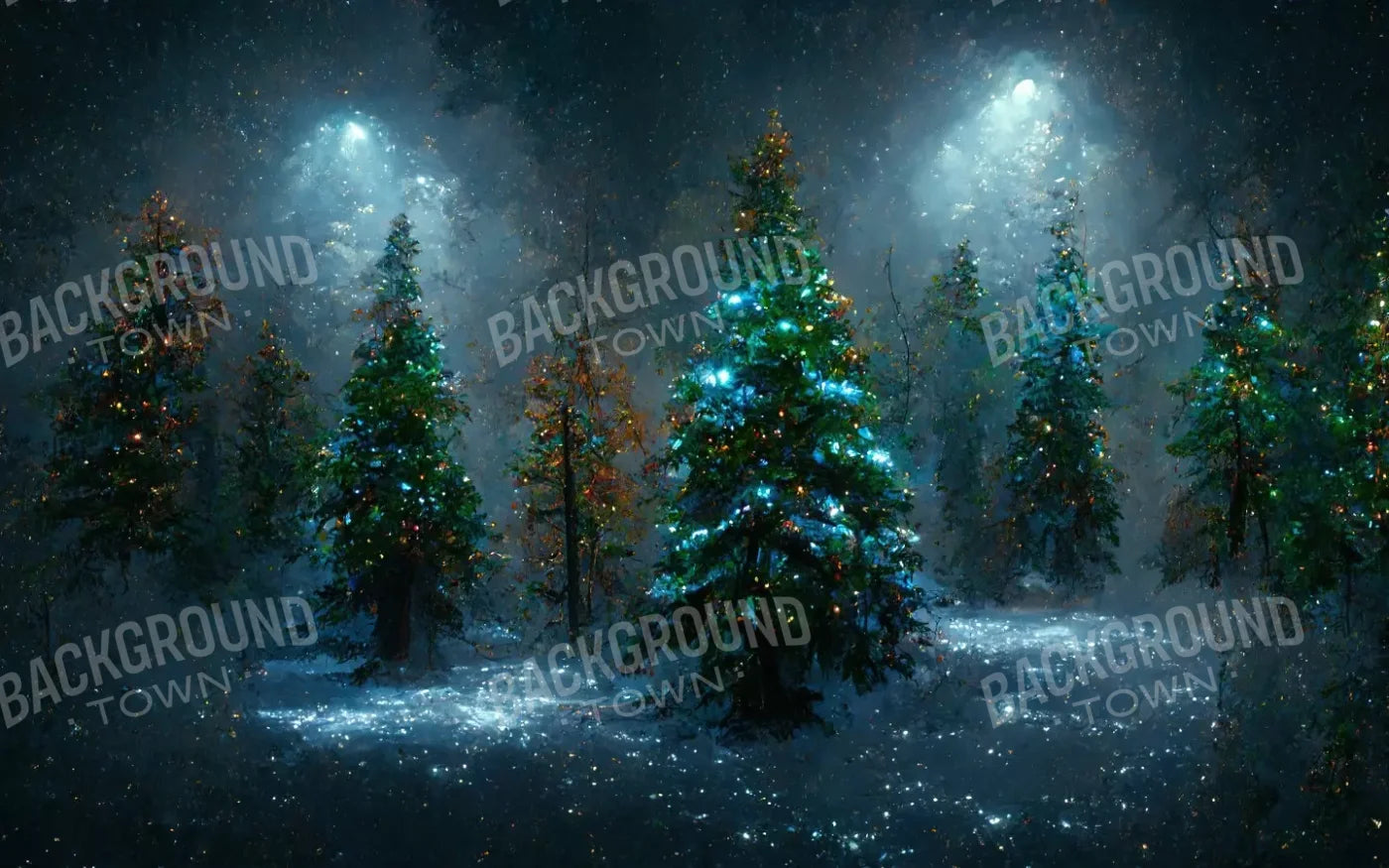 Holiday Forest 16’X10’ Ultracloth (192 X 120 Inch) Backdrop