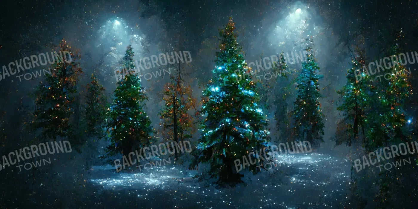 Holiday Forest 16’X8’ Ultracloth (192 X 96 Inch) Backdrop