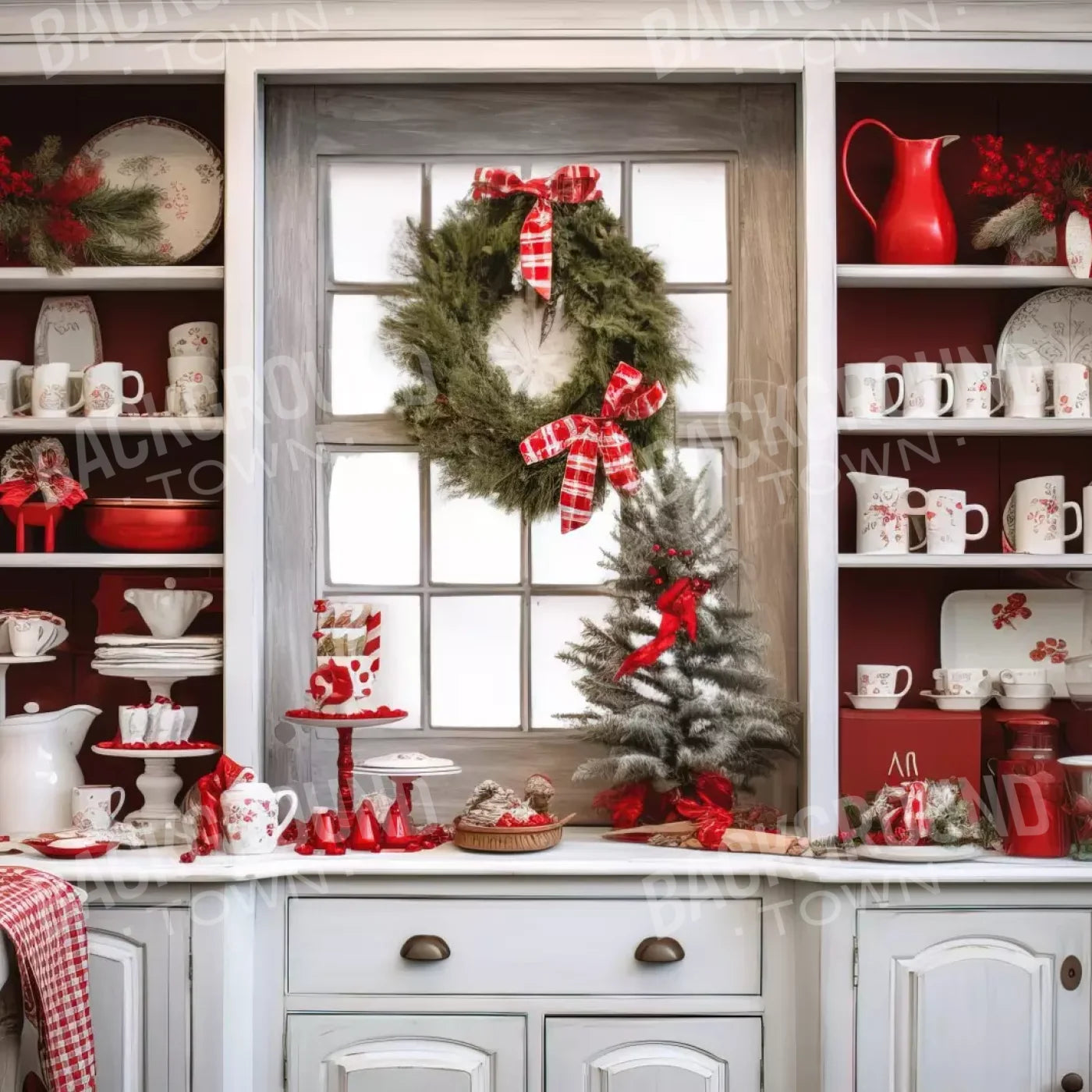 Holiday Kitchen Ii 10’X10’ Ultracloth (120 X Inch) Backdrop