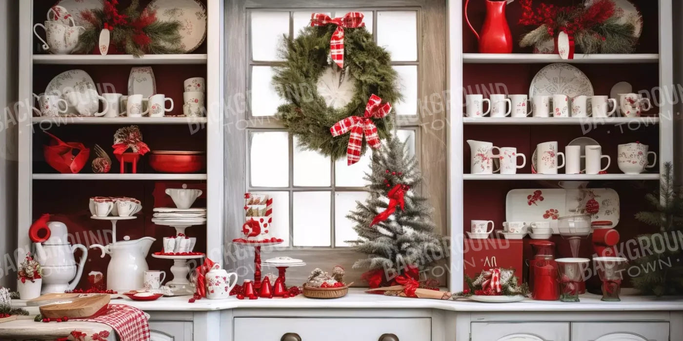 Holiday Kitchen Ii 16’X8’ Ultracloth (192 X 96 Inch) Backdrop