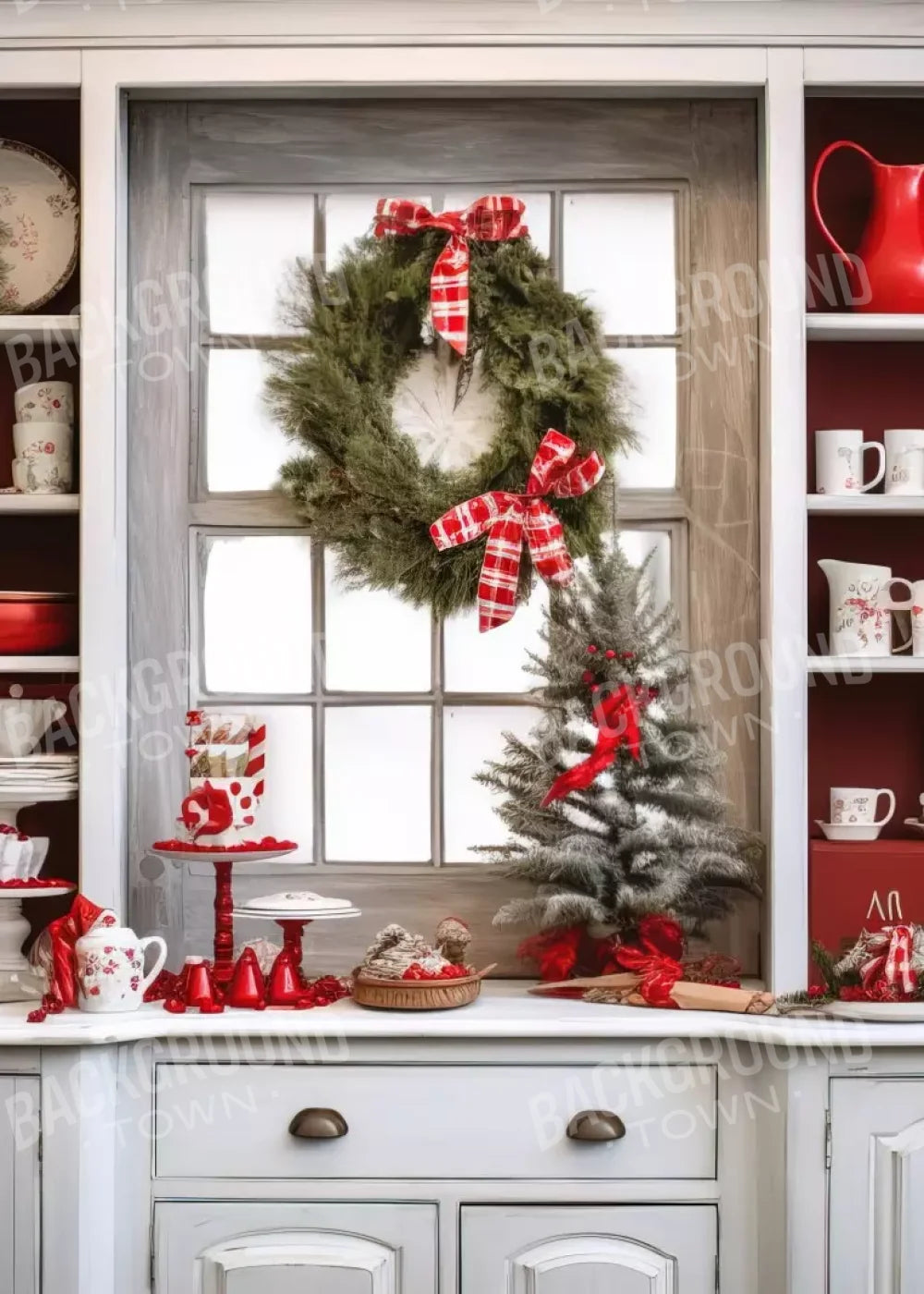 Holiday Kitchen Ii 5’X7’ Ultracloth (60 X 84 Inch) Backdrop