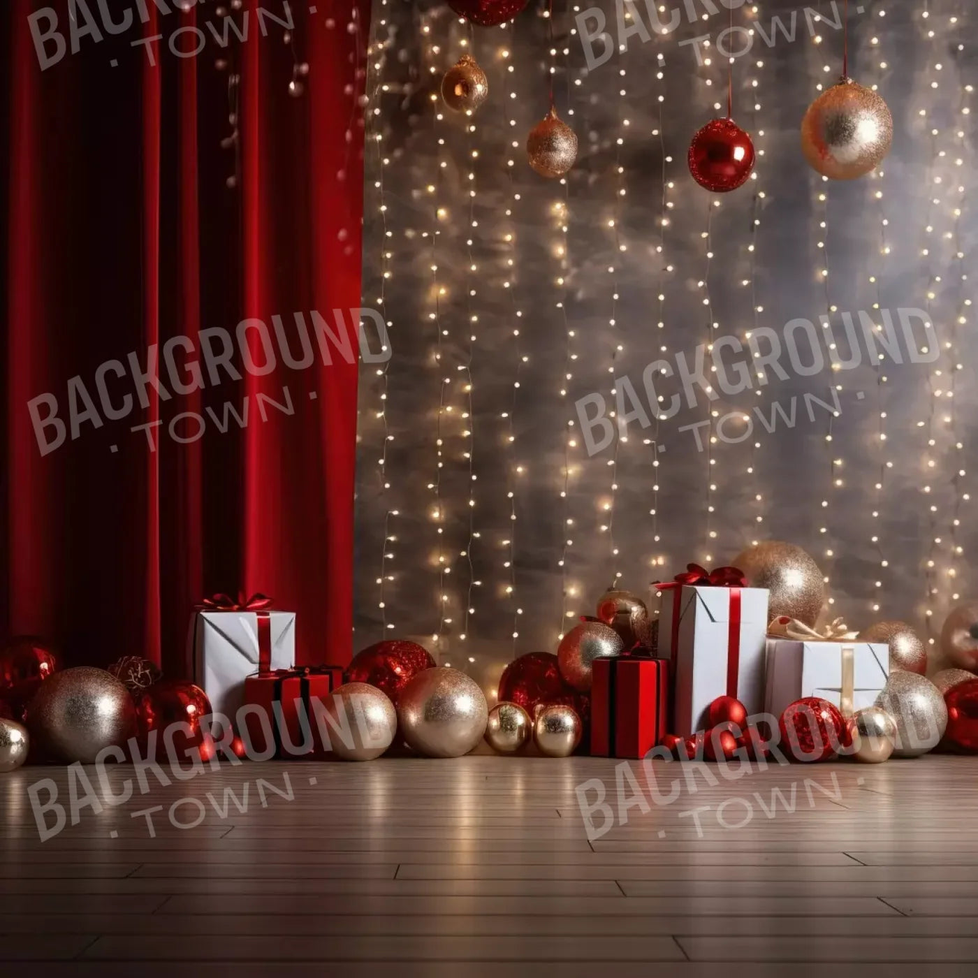 Holiday Party Ii 10’X10’ Ultracloth (120 X Inch) Backdrop
