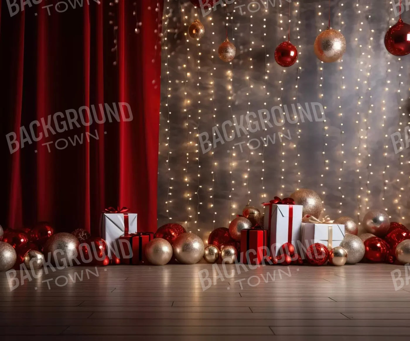 Holiday Party Ii 12’X10’ Ultracloth (144 X 120 Inch) Backdrop