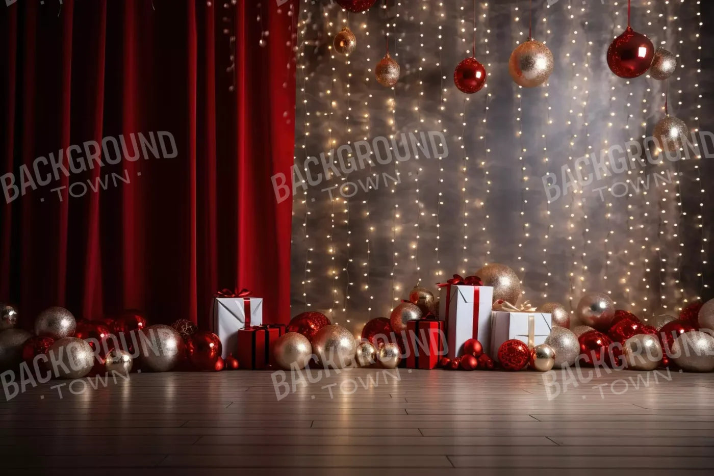 Holiday Party Ii 12’X8’ Ultracloth (144 X 96 Inch) Backdrop