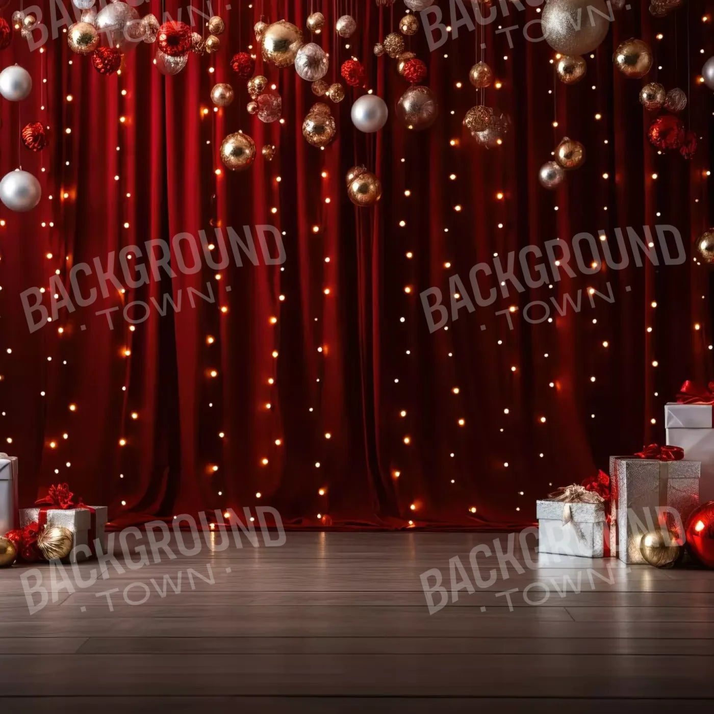 Holiday Party I 10’X10’ Ultracloth (120 X Inch) Backdrop