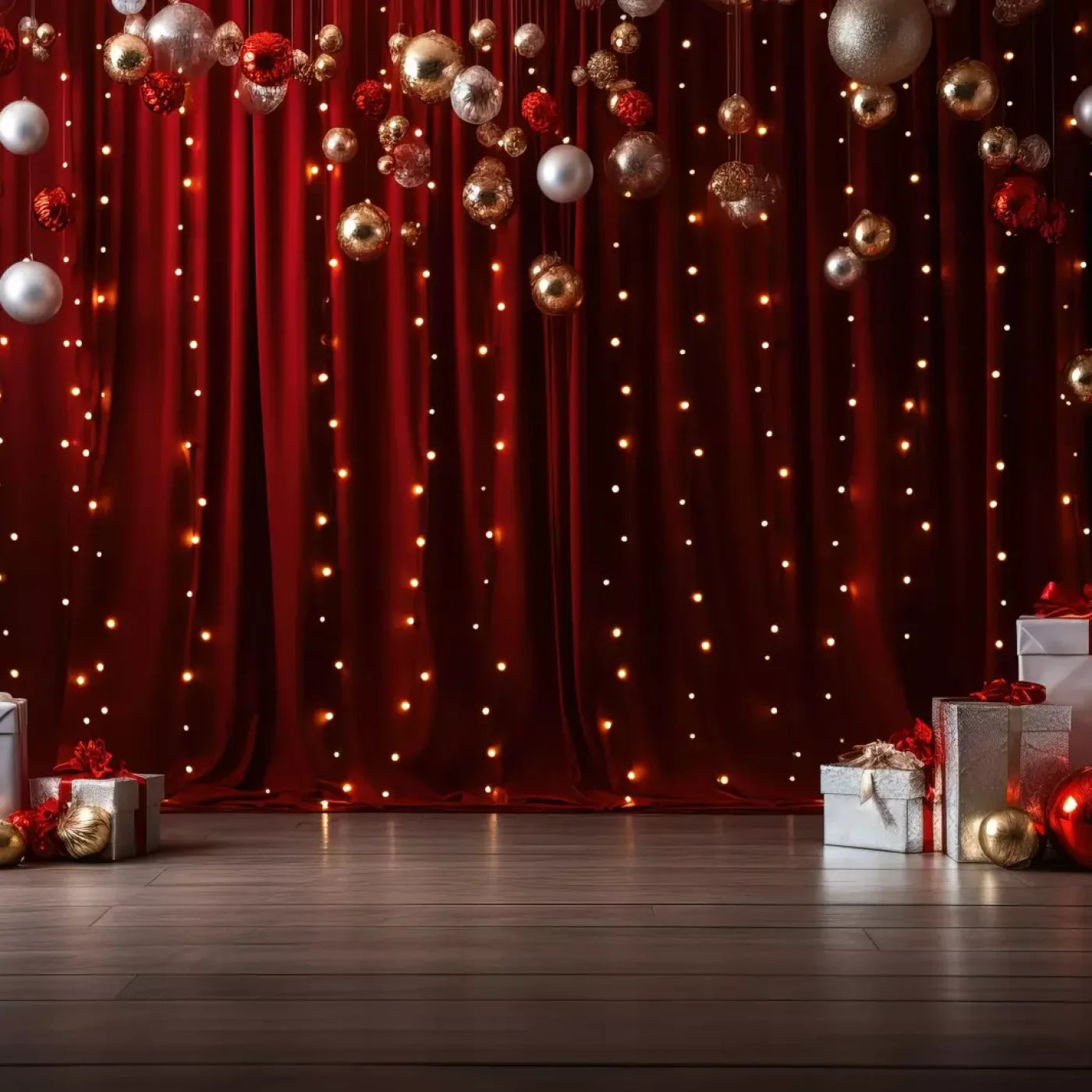 Holiday Party I 10’X10’ Ultracloth (120 X Inch) Backdrop